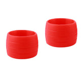 2 Pair Road Bike Drop Bar Fixed Gear Bicycle Handlebar Tape Bundle Ring 02