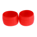 2 Pair Road Bike Drop Bar Fixed Gear Bicycle Handlebar Tape Bundle Ring 02