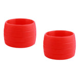 2 Pair Road Bike Drop Bar Fixed Gear Bicycle Handlebar Tape Bundle Ring 02