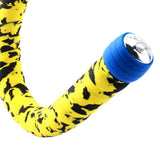 2 Pair Road Bike Drop Bar Fixed Gear Bicycle Handlebar Tape Bundle Ring 03