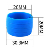 2 Pair Road Bike Drop Bar Fixed Gear Bicycle Handlebar Tape Bundle Ring 03