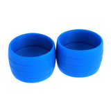 2 Pair Road Bike Drop Bar Fixed Gear Bicycle Handlebar Tape Bundle Ring 03