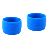 2 Pair Road Bike Drop Bar Fixed Gear Bicycle Handlebar Tape Bundle Ring 03