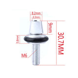 Maxbell Maxbell 4Pcs Bicycle Replacement Screws M6 for Road Bike Fixed Gear Side Pull V/C Brake Caliper