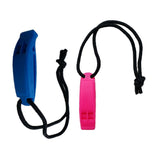 Maxbell Safety Whistle & Lanyard for Scuba Diving Boating Hiking Outdoor Sports Pink - Aladdin Shoppers