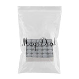 Maxbell Pack of 50/Box Pressed And Shaped Snooker Billiard Pool Leather Cue Tips 13mm - Aladdin Shoppers