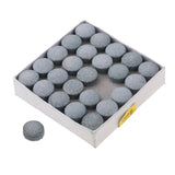 Maxbell Pack of 50/Box Pressed And Shaped Snooker Billiard Pool Leather Cue Tips 13mm - Aladdin Shoppers