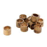 Maxbell 10pcs Brass Snooker Pool Cue Ferrules Cue Tips Billiards Accessories 9.5mm - Aladdin Shoppers