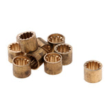 Maxbell 10pcs Brass Snooker Pool Cue Ferrules Cue Tips Billiards Accessories 9.5mm - Aladdin Shoppers