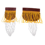 Maxbell Maxbell Pack of 6 Children Pool Table Net Pockets Irons Bracket Set 4 Corner and 2 Sides