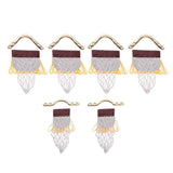 Maxbell Pack of 6 Children Pool Table Net Pockets Irons Bracket Set 4 Corner and 2 Sides - Aladdin Shoppers