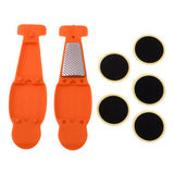 Maxbell Maxbell Bicycle Tire Repair Kits Bike Tyre Levers and Patches Tool Set orange