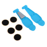 Maxbell Bicycle Tire Repair Kits Bike Tyre Levers and Patches Tool Set blue - Aladdin Shoppers