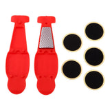 Maxbell Maxbell Bicycle Tire Repair Kits Bike Tyre Levers and Patches Tool Set red