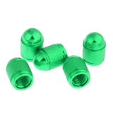 Maxbell 5 Pieces Aluminum Bicycle Bike Schrader Air Valve Dust Cap Cover Green - Aladdin Shoppers