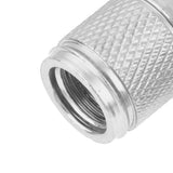 Maxbell Maxbell 5 Pieces Aluminum Bicycle Bike Schrader Air Valve Dust Cap Cover Silver