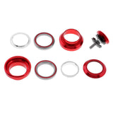 Maxbell Mountain Bike Sealed Bearing Fixed Gear Headset with Top Cap 34mm Red - Aladdin Shoppers