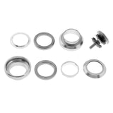 Maxbell Mountain Bike Sealed Bearing Fixed Gear Headset with Top Cap 34mm Silver - Aladdin Shoppers