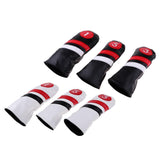 Maxbell Golf Driver Head Cover, 3 or 5 Fairway Woods Headcovers 3Pcs White Set - Aladdin Shoppers