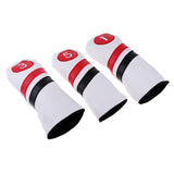 Maxbell Golf Driver Head Cover, 3 or 5 Fairway Woods Headcovers 3Pcs White Set - Aladdin Shoppers