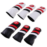 Maxbell Golf Driver Head Cover, 3 or 5 Fairway Woods Headcovers 3Pcs White Set - Aladdin Shoppers