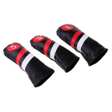 Maxbell Golf Driver Head Cover, 3 or 5 Fairway Woods Headcovers 3Pcs Black Set - Aladdin Shoppers