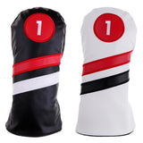 Maxbell Golf Driver Head Cover, 3 or 5 Fairway Woods Headcovers White Driver Cover - Aladdin Shoppers