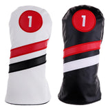 Maxbell Golf Driver Head Cover, 3 or 5 Fairway Woods Headcovers White Driver Cover - Aladdin Shoppers