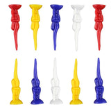 Maxbell Maxbell 10 Count 54mm Golf Tee Assorted Color Beauty Lady Golf Tees Gift Fun PE Plastic Tees