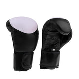 Maxbell PU Muay Thai Training Punching Bag Mitts Sparring Boxing Gym Gloves Black