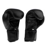 Maxbell PU Muay Thai Training Punching Bag Mitts Sparring Boxing Gym Gloves Black - Aladdin Shoppers