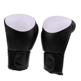 Maxbell PU Muay Thai Training Punching Bag Mitts Sparring Boxing Gym Gloves Black - Aladdin Shoppers