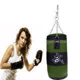 Maxbell Olive Green Punching Bag 60cm Boxing Sandbags Fitness Training Set at Home and Office - Aladdin Shoppers