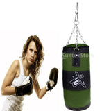 Maxbell Olive Green Punching Bag 60cm Boxing Sandbags Fitness Training Set at Home and Office - Aladdin Shoppers