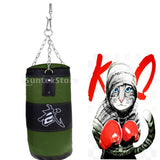 Maxbell Olive Green Punching Bag 60cm Boxing Sandbags Fitness Training Set at Home and Office - Aladdin Shoppers