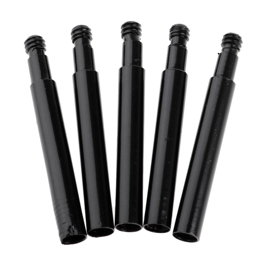 Maxbell Maxbell 5 Pieces Presta Valve Extender for Fixed Gear Bike/Road Bike Black 50mm