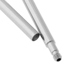 Maxbell Maxbell 5 Pieces Presta Valve Extender for Fixed Gear Bike/Road Bike Silver 60mm