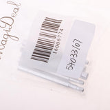 Maxbell Maxbell 5 Pieces Presta Valve Extender for Fixed Gear Bike/Road Bike Silver 60mm