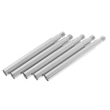 Maxbell Maxbell 5 Pieces Presta Valve Extender for Fixed Gear Bike/Road Bike Silver 60mm