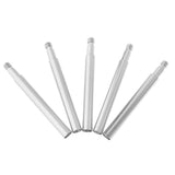 Maxbell Maxbell 5 Pieces Presta Valve Extender for Fixed Gear Bike/Road Bike Silver 60mm