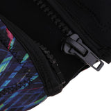 Kids Swimming Float Life Jacket Buoyancy Aid Front Zip Vest Black  XS