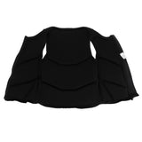 Kids Swimming Float Life Jacket Buoyancy Aid Front Zip Vest Black  XS