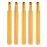 Maxbell Maxbell 5 Pieces Presta Valve Extender for Fixed Gear Bike/Road Bike Gold 60mm