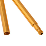 Maxbell Maxbell 5 Pieces Presta Valve Extender for Fixed Gear Bike/Road Bike Gold 60mm