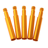 Maxbell 5 Pieces Presta Valve Extender for Fixed Gear Bike/Road Bike Gold 40mm - Aladdin Shoppers