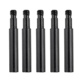 Maxbell Maxbell 5 Pieces Presta Valve Extender for Fixed Gear Bike/Road Bike Black 40mm