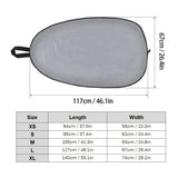 Maxbell Universal Kayak Cockpit Cover Seal Protector for Transport Storage L Gray - Aladdin Shoppers