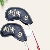 Maxbell 9 Pieces Universal Golf Iron Head Cover Club Putter Protect Headcover Red - Aladdin Shoppers