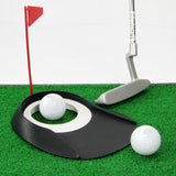 Maxbell Maxbell Golf Putting Hole with Flag Putting Practice Cup Training Aids Red 1