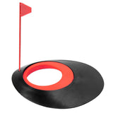 Maxbell Maxbell Golf Putting Hole with Flag Putting Practice Cup Training Aids Red  2